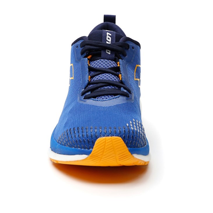 Zapatillas Running Lotto Volata Hyperpulse 100 Hombre Azules Amarillo | XM876207Q7
