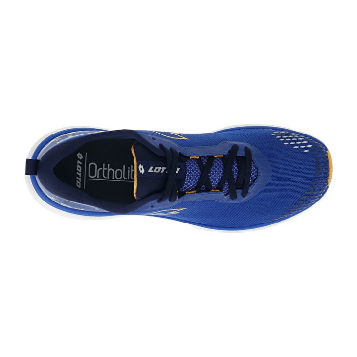 Zapatillas Running Lotto Volata Hyperpulse 100 Hombre Azules Amarillo | XM876207Q7