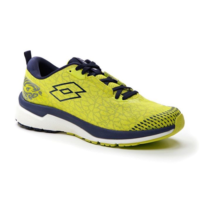 Zapatillas Running Lotto Volata Hyperpulse 100 Hombre Verde Azul Marino Azules | KT030023F8