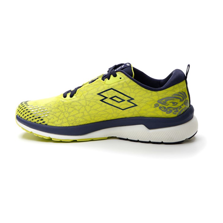 Zapatillas Running Lotto Volata Hyperpulse 100 Hombre Verde Azul Marino Azules | KT030023F8