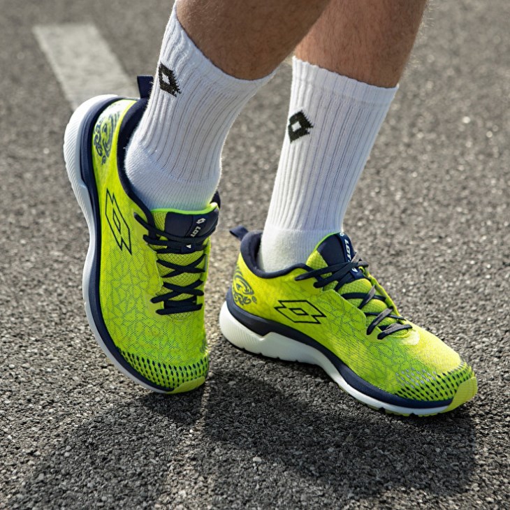 Zapatillas Running Lotto Volata Hyperpulse 100 Hombre Verde Azul Marino Azules | KT030023F8