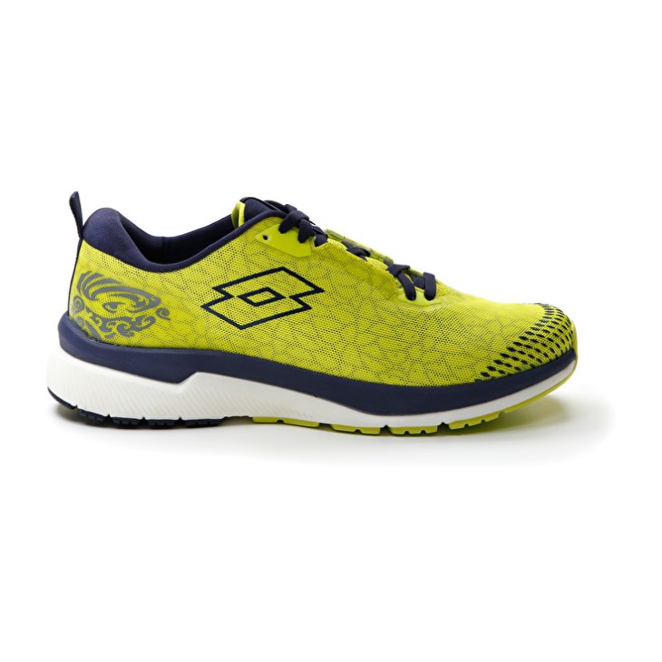 Zapatillas Running Lotto Volata Hyperpulse 100 Hombre Verde Azul Marino Azules | KT030023F8
