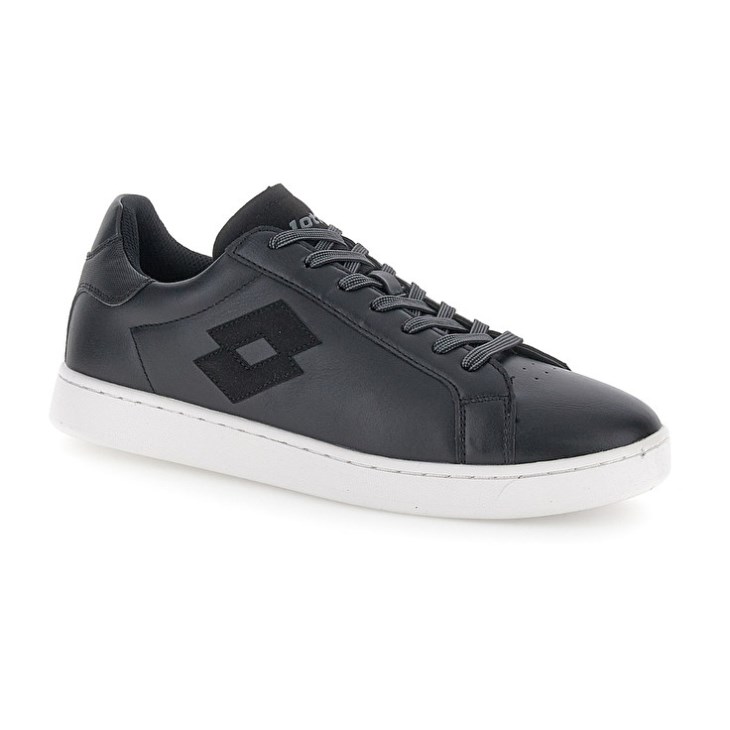 Zapatillas Tenis Lotto 1973 AMF Evo VII Hombre Negras | DE246024B1