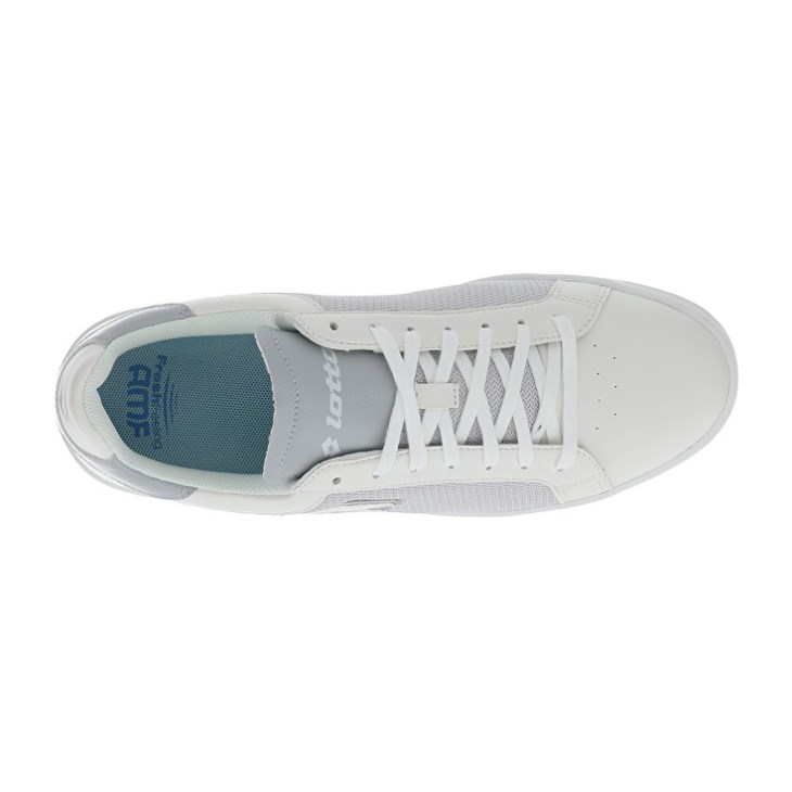 Zapatillas Tenis Lotto 1973 AMF Evo VI NET Hombre Blancas Gris | AT355345K8