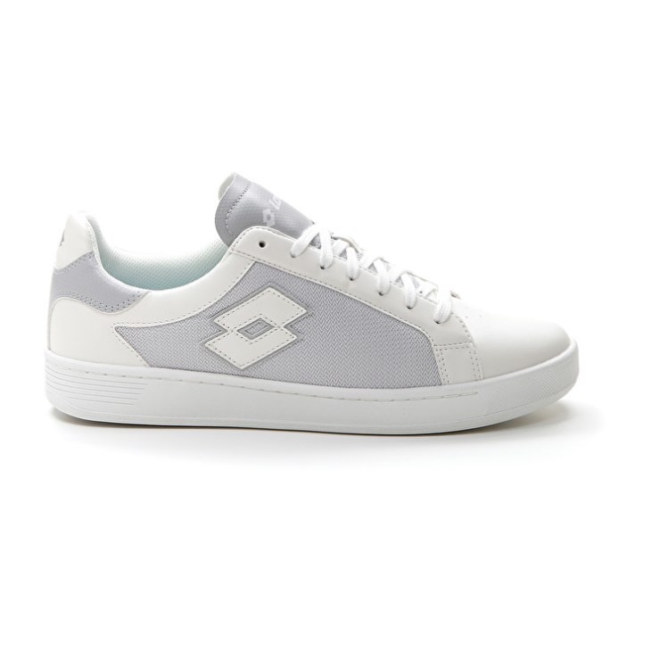 Zapatillas Tenis Lotto 1973 AMF Evo VI NET Hombre Blancas Gris | AT355345K8