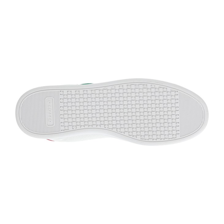 Zapatillas Tenis Lotto 1973 AMF NET Hombre Blancas Verde Rojas | DY910751M1