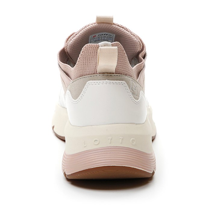 Zapatillas Tenis Lotto Antares 1 AMF W Mujer Blancas Rosas | QK377227A5
