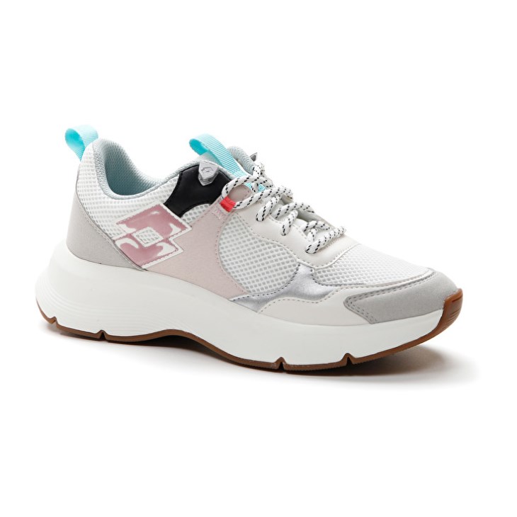 Zapatillas Tenis Lotto Antares AMF W Mujer Blancas Gris | RC563776J0