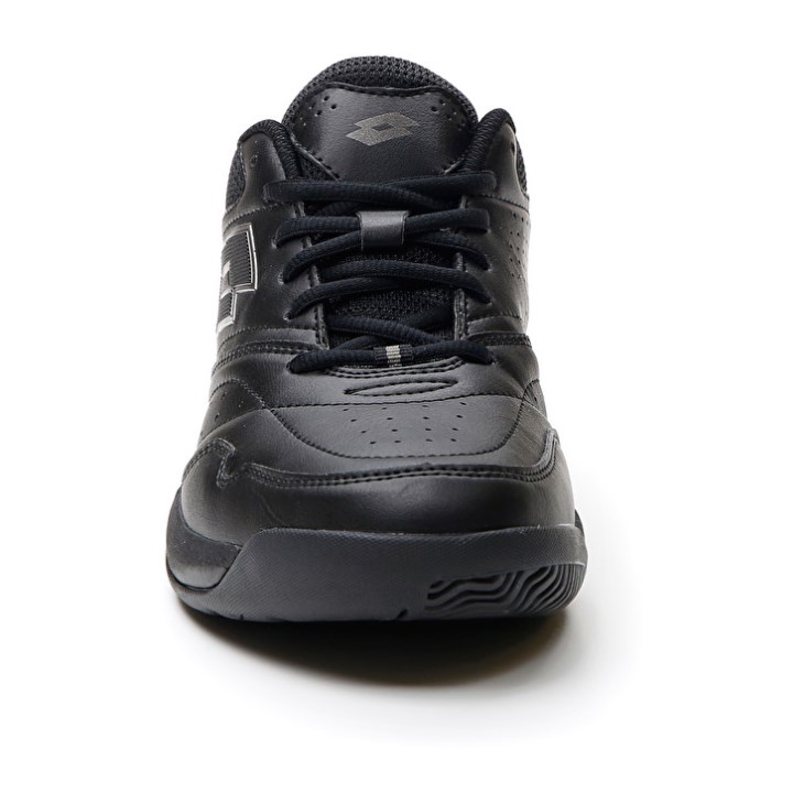 Zapatillas Tenis Lotto Court Logo AMF XIX Hombre Negras | BV978117N6