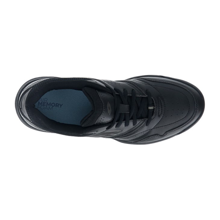 Zapatillas Tenis Lotto Court Logo AMF XIX Hombre Negras | BV978117N6