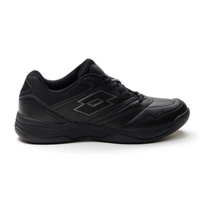 Zapatillas Tenis Lotto Court Logo AMF XIX Hombre Negras | BV978117N6