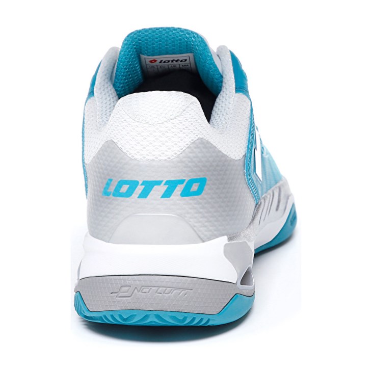 Zapatillas Tenis Lotto Mirage 100 CLY W Mujer Azules Blancas Plateadas | CE160156V7