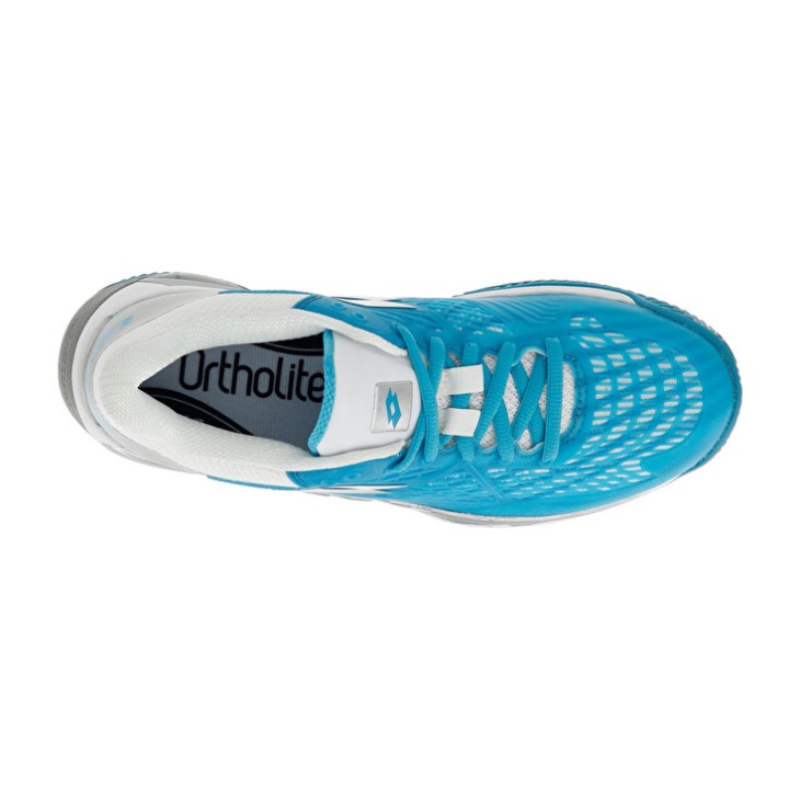 Zapatillas Tenis Lotto Mirage 100 CLY W Mujer Azules Blancas Plateadas | CE160156V7