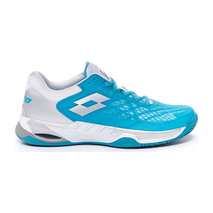Zapatillas Tenis Lotto Mirage 100 CLY W Mujer Azules Blancas Plateadas | CE160156V7