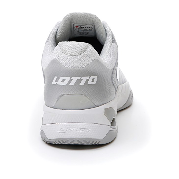 Zapatillas Tenis Lotto Mirage 100 CLY W Mujer Blancas Plateadas | MM443624L1