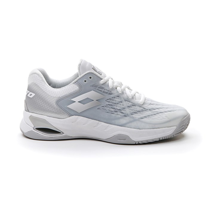 Zapatillas Tenis Lotto Mirage 100 CLY W Mujer Blancas Plateadas | MM443624L1
