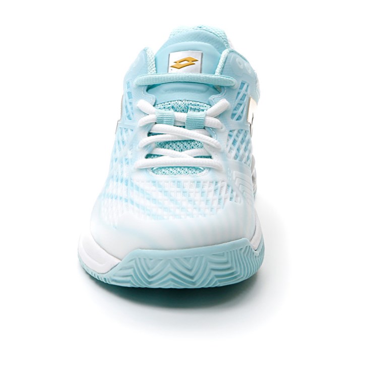 Zapatillas Tenis Lotto Mirage 100 CLY W Mujer Blancas Amarillo Azules | EN451585H0