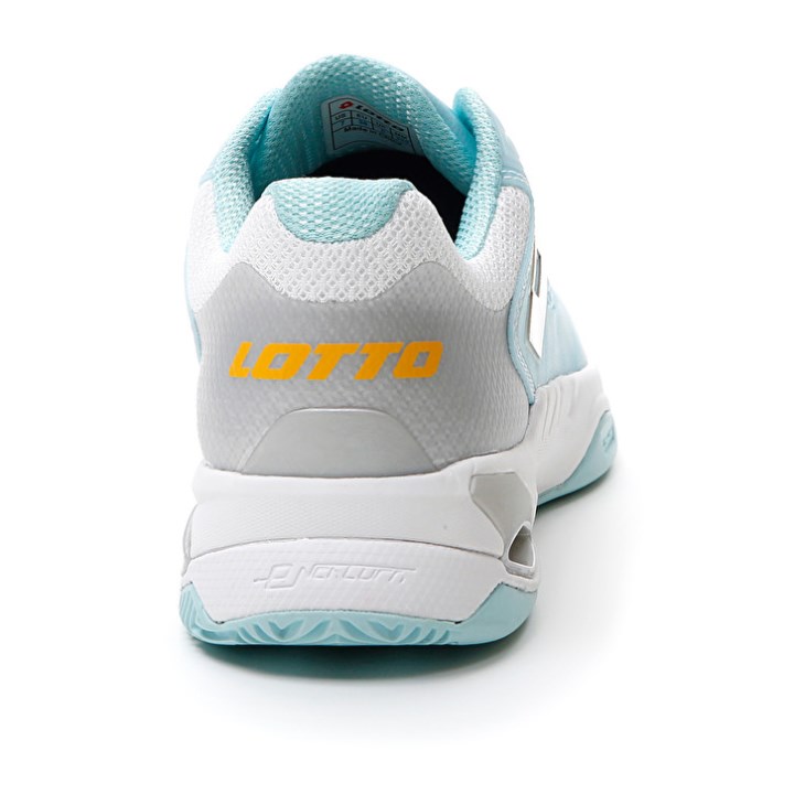 Zapatillas Tenis Lotto Mirage 100 CLY W Mujer Blancas Amarillo Azules | EN451585H0