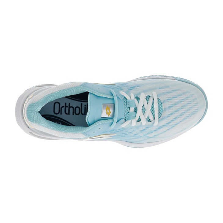 Zapatillas Tenis Lotto Mirage 100 CLY W Mujer Blancas Amarillo Azules | EN451585H0