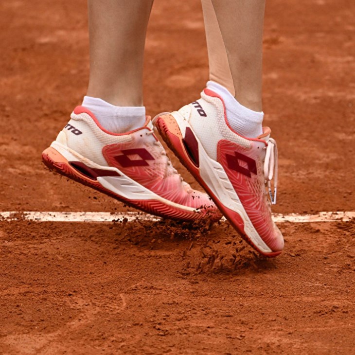 Zapatillas Tenis Lotto Mirage 100 II CLY W Mujer Blancas Rojas | WE297809O5