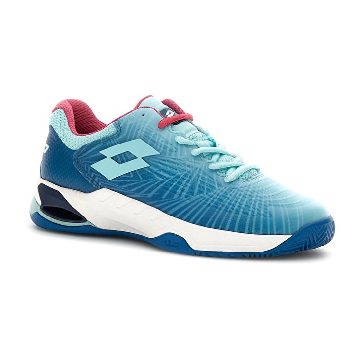 Zapatillas Tenis Lotto Mirage 100 II CLY W Mujer Azules Azules Rosas | FF526972N7
