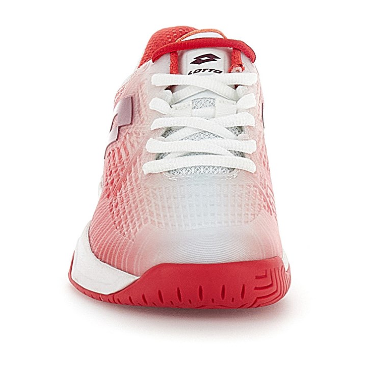 Zapatillas Tenis Lotto Mirage 100 II SPD W Mujer Blancas Rojas | IH258315A5