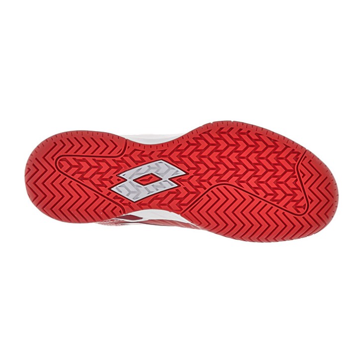 Zapatillas Tenis Lotto Mirage 100 II SPD W Mujer Blancas Rojas | IH258315A5