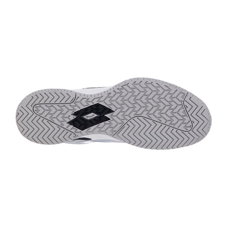 Zapatillas Tenis Lotto Mirage 100 SPD Hombre Blancas Negras Plateadas | VP632863K0