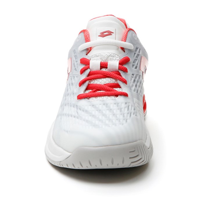 Zapatillas Tenis Lotto Mirage 100 SPD W Mujer Blancas Rojas | CV537453O7