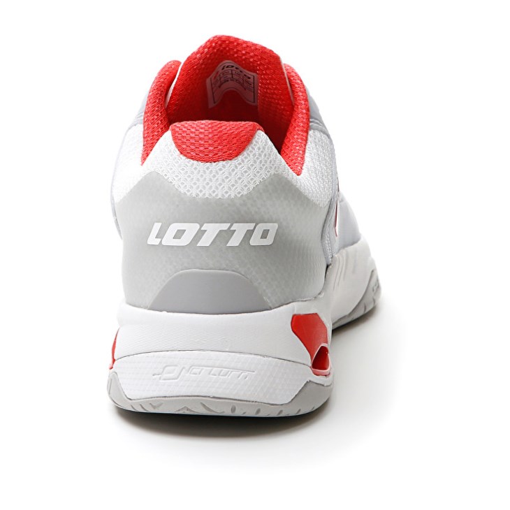 Zapatillas Tenis Lotto Mirage 100 SPD W Mujer Blancas Rojas | CV537453O7
