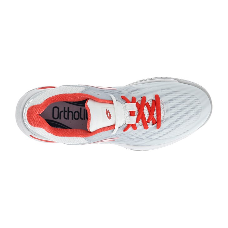 Zapatillas Tenis Lotto Mirage 100 SPD W Mujer Blancas Rojas | CV537453O7