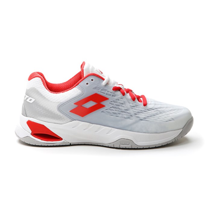 Zapatillas Tenis Lotto Mirage 100 SPD W Mujer Blancas Rojas | CV537453O7