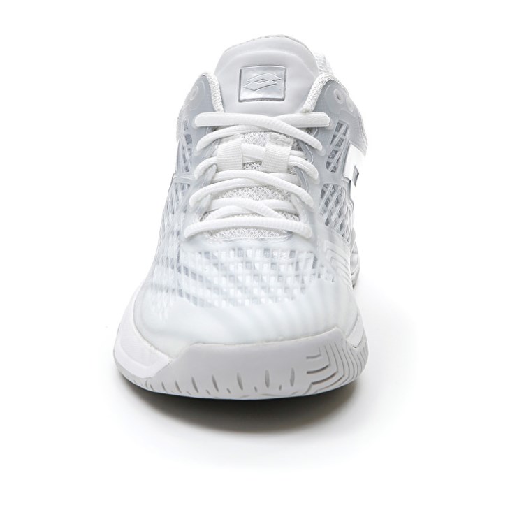 Zapatillas Tenis Lotto Mirage 100 SPD W Mujer Blancas Plateadas | KM887828V2