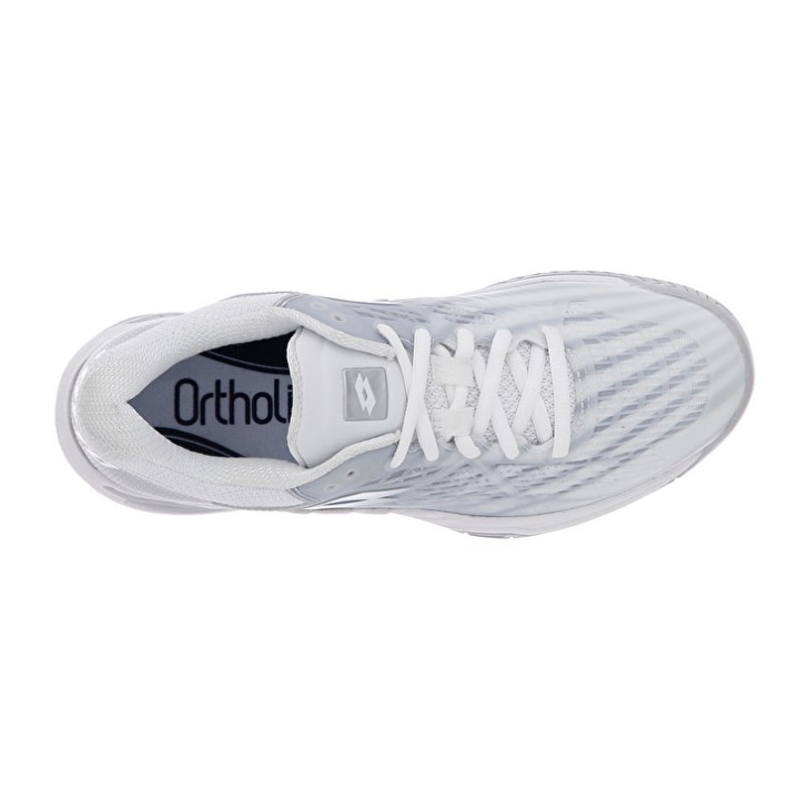 Zapatillas Tenis Lotto Mirage 100 SPD W Mujer Blancas Plateadas | KM887828V2