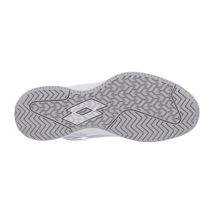 Zapatillas Tenis Lotto Mirage 100 SPD W Mujer Blancas Plateadas | KM887828V2