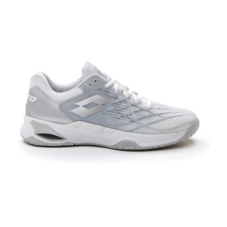 Zapatillas Tenis Lotto Mirage 100 SPD W Mujer Blancas Plateadas | KM887828V2
