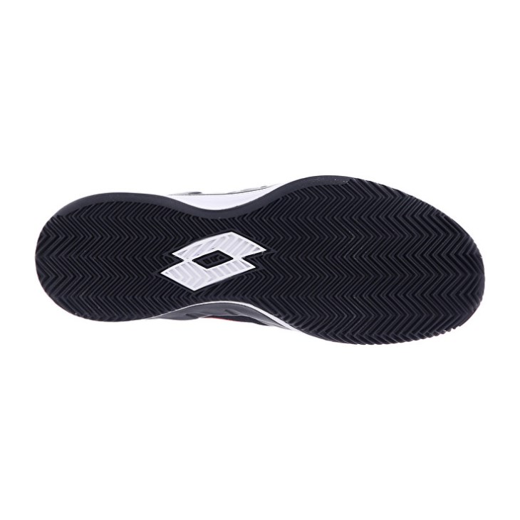 Zapatillas Tenis Lotto Mirage 200 CLY Hombre Negras Blancas Rojas | JW022292L5