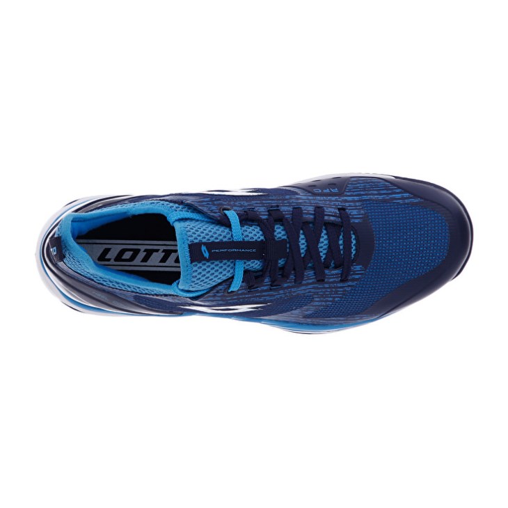 Zapatillas Tenis Lotto Mirage 200 CLY Hombre Azul Marino Azules Blancas Azules | ZE171997A8