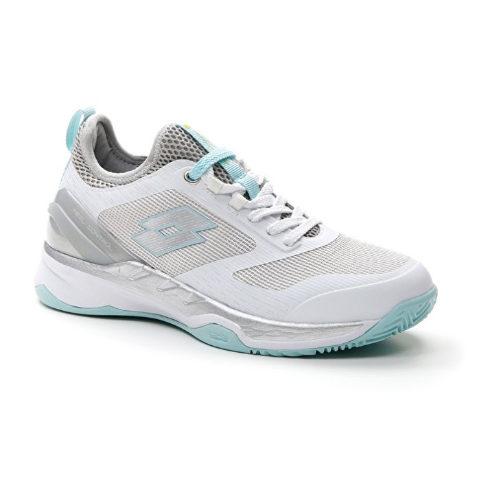 Zapatillas Tenis Lotto Mirage 200 CLY W Mujer Blancas Plateadas Azules | UU129472K4