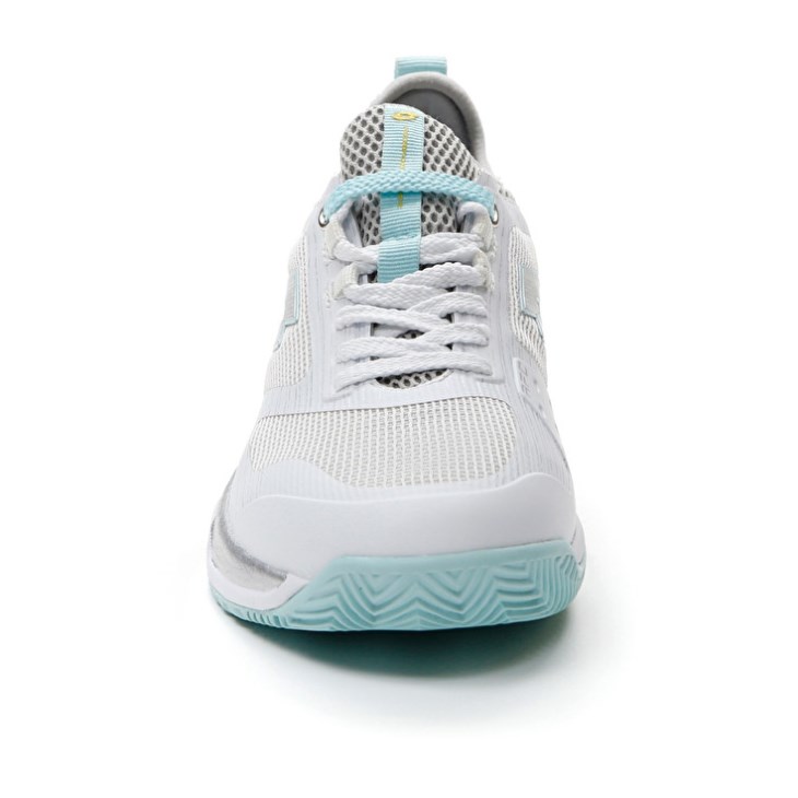 Zapatillas Tenis Lotto Mirage 200 CLY W Mujer Blancas Plateadas Azules | UU129472K4