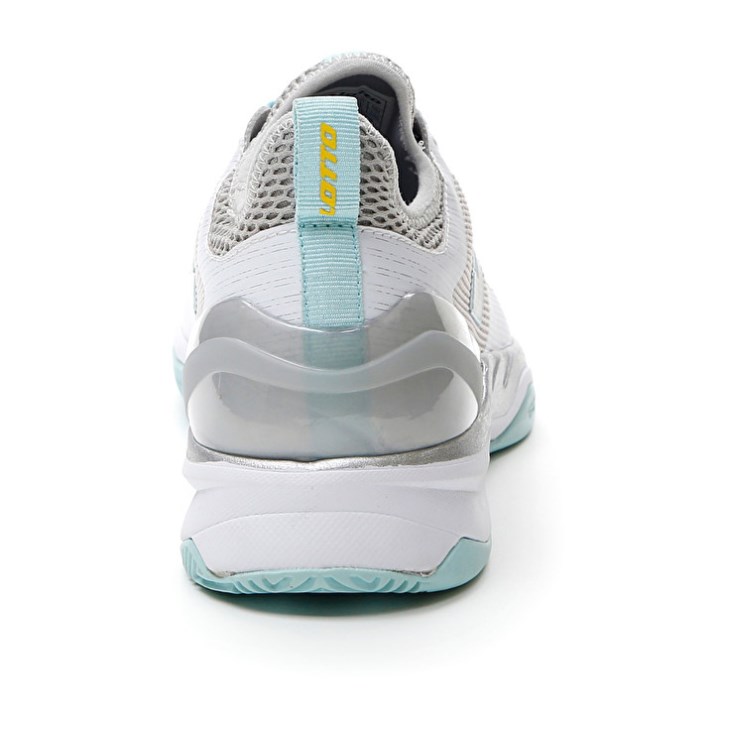 Zapatillas Tenis Lotto Mirage 200 CLY W Mujer Blancas Plateadas Azules | UU129472K4