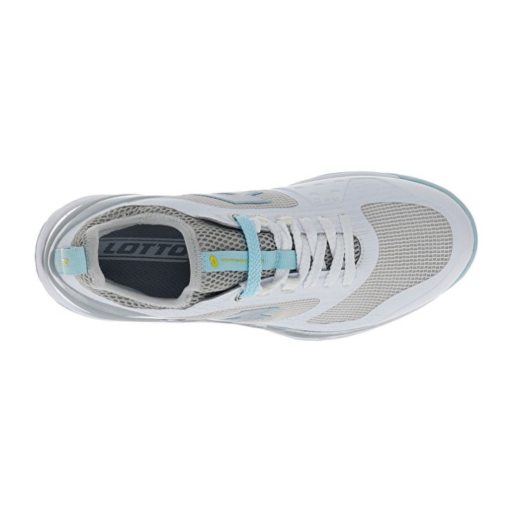 Zapatillas Tenis Lotto Mirage 200 CLY W Mujer Blancas Plateadas Azules | UU129472K4