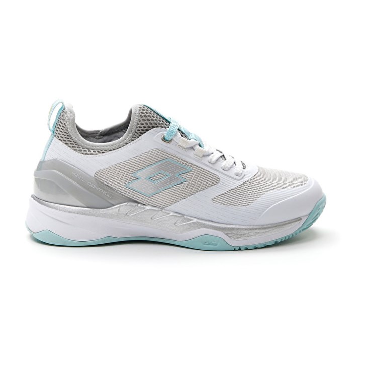 Zapatillas Tenis Lotto Mirage 200 CLY W Mujer Blancas Plateadas Azules | UU129472K4