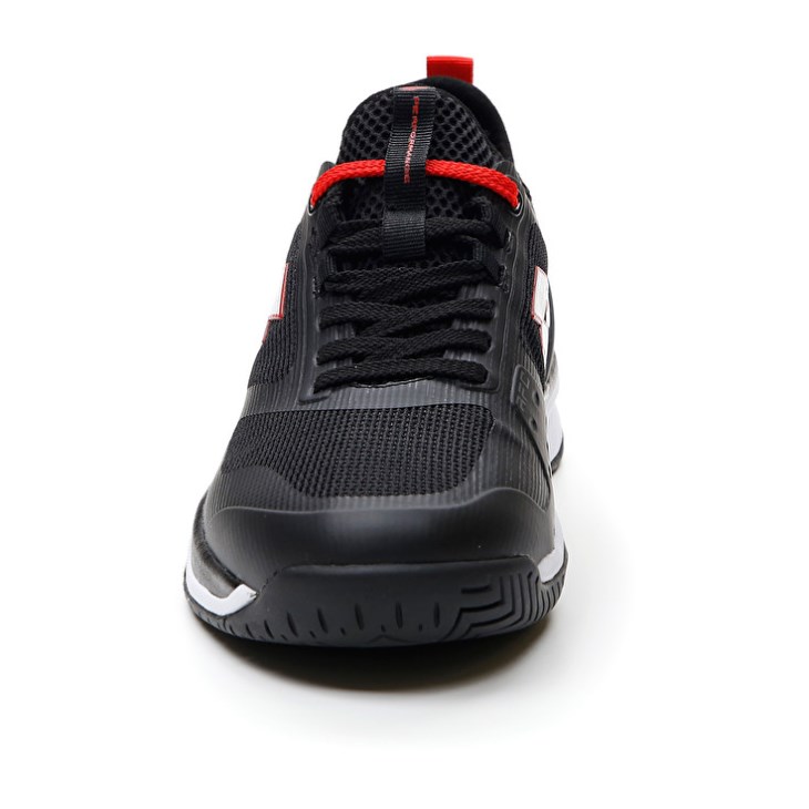 Zapatillas Tenis Lotto Mirage 200 SPD Hombre Negras Blancas Rojas | XY329672C7