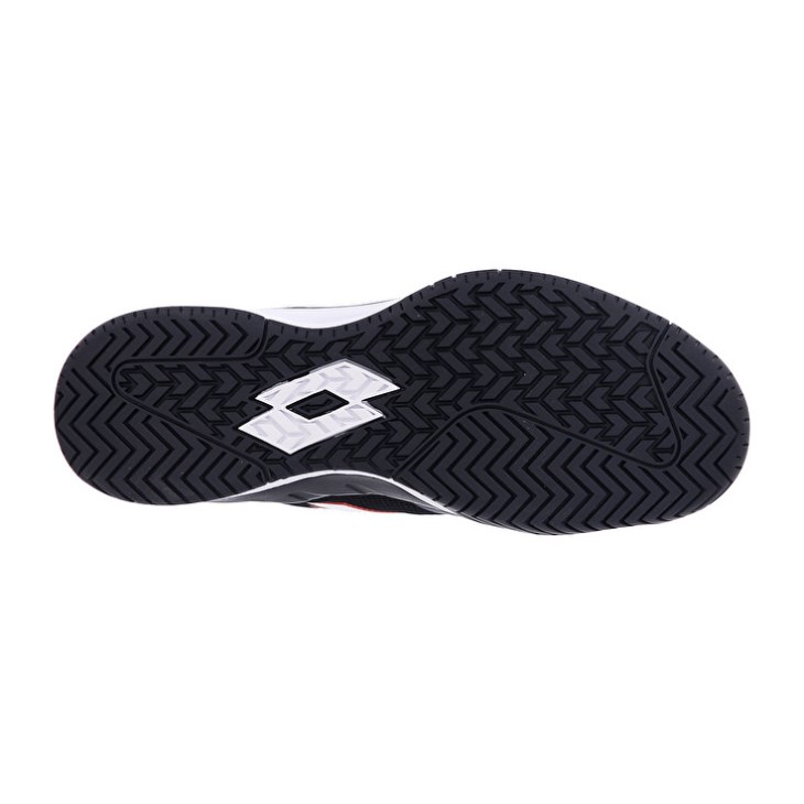 Zapatillas Tenis Lotto Mirage 200 SPD Hombre Negras Blancas Rojas | XY329672C7