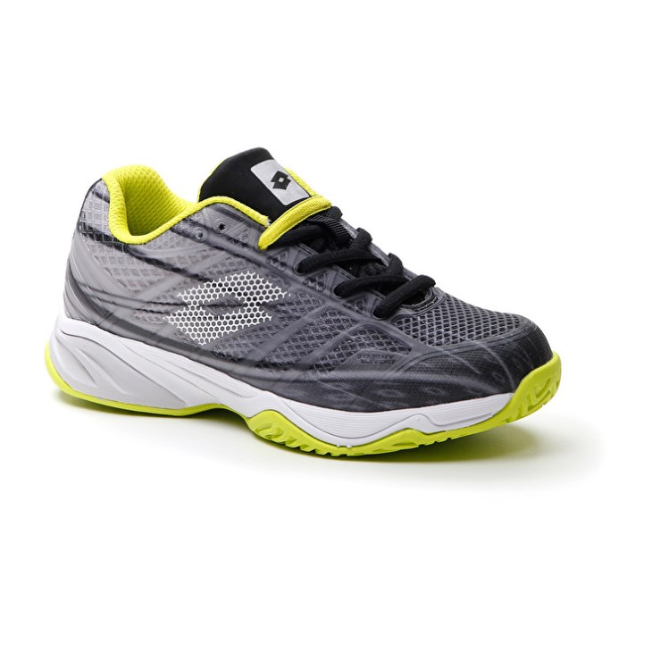 Zapatillas Tenis Lotto Mirage 300 ALR JR Niños Negras Blancas Verde | OD227962R2
