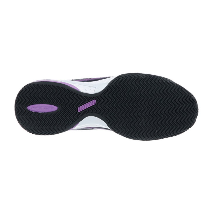 Zapatillas Tenis Lotto Mirage 300 CLY Hombre Negras Blancas Moradas | NL860416F6