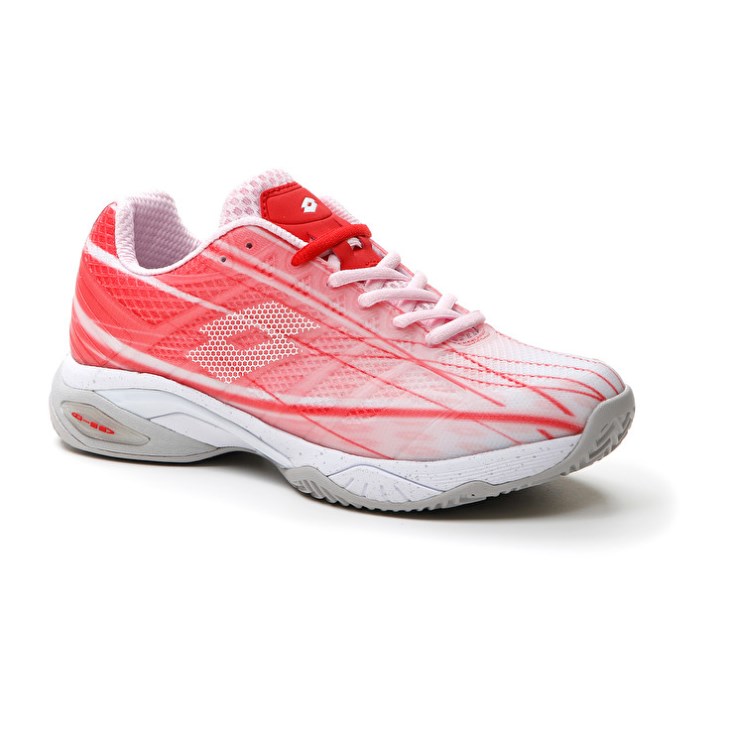 Zapatillas Tenis Lotto Mirage 300 CLY W Mujer Rosas Blancas Rojas | RW842044W2
