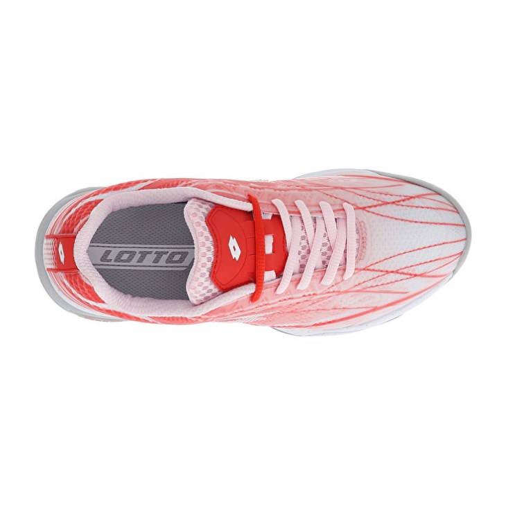 Zapatillas Tenis Lotto Mirage 300 CLY W Mujer Rosas Blancas Rojas | RW842044W2