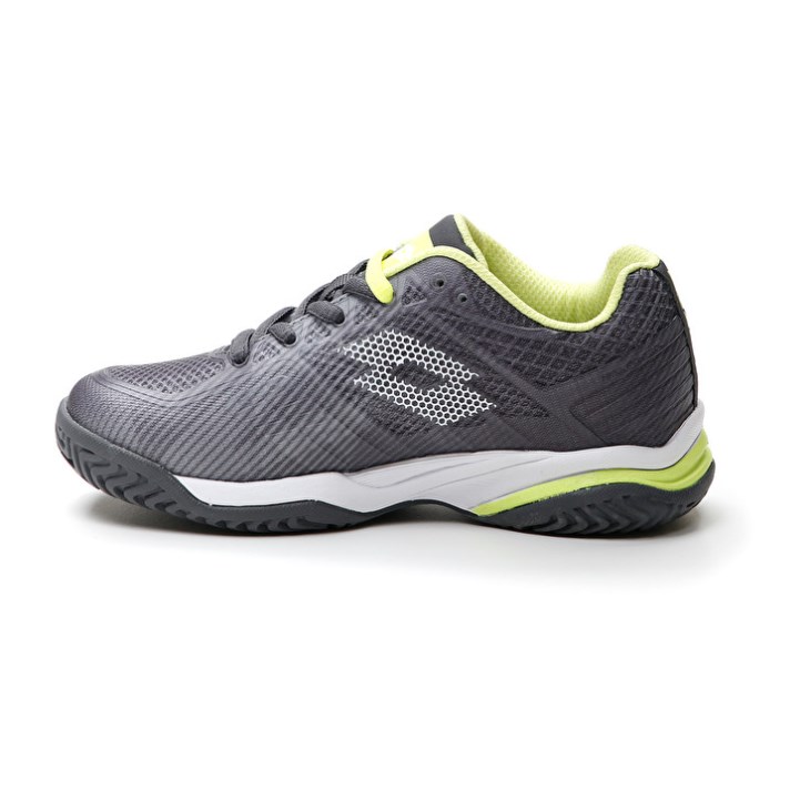 Zapatillas Tenis Lotto Mirage 300 III ALR JR Niños Gris Oscuro Blancas Verde | YI087298L6